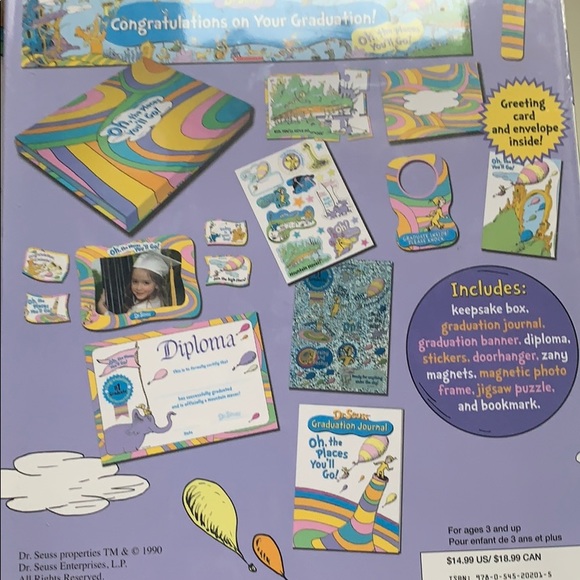 COPY - Dr Seuss graduation gift set - Picture 2 of 4